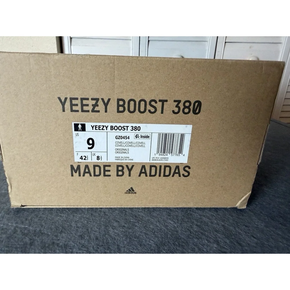 Streetwear Blokewear Yeezy Boost 380 Covellite by Adidas Sneakers Men's Size 9